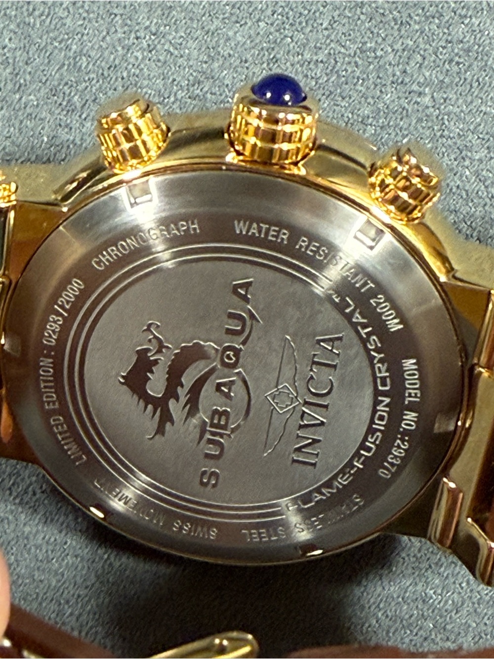 Invicta Subaqua Men’s Watch Quartz
Model 29370 Limited Edition 0293/2000 - Picture 8 of 8